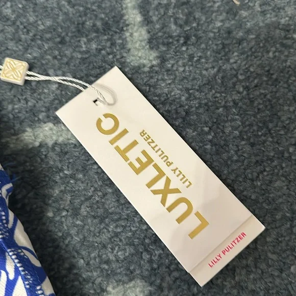 NWT MARYANA LILLY PULITZER LUXLETIC SKORT XL MARTINIQUE BLUE - Picture 6 of 8